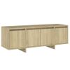 Mueble Para Tv Madera Contrachapada Roble Sonoma 120x30x40,5 Cm