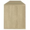 Mueble Para Tv Madera Contrachapada Roble Sonoma 120x30x40,5 Cm