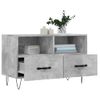 Mueble Para Tv Madera Contrachapada Gris Hormigón 80x36x50 Cm