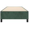 Estructura De Cama Box Spring Terciopelo Verde Oscuro 100x200cm