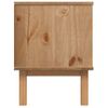 Mueble Tv Otta Madera Maciza Pino Marrón Blanco 113,5x43x57 Cm