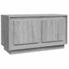 Mueble Para Tv Madera Contrachapada Gris Sonoma 80x35x45 Cm