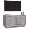 Mueble Para Tv Madera Contrachapada Gris Sonoma 80x35x45 Cm