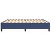 Estructura De Cama Box Spring Tela Azul 200x200 Cm