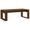 Mesa De Centro Madera De Ingeniería Roble Marrón 102x50x35 Cm