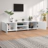 Mueble Para Tv Madera Contrachapada Blanco 140x40x35 Cm