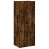 Mueble De Tv De Pared Madera Roble Ahumado 40,5x30x102 Cm