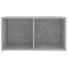 Muebles De Salón De Pared 2 Pzs Madera Ingeniería Gris Hormigón