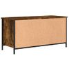 Mueble Para Tv Madera Contrachapada Roble Ahumado 100x40x50 Cm