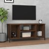 Mueble Para Tv Madera Contrachapada Roble Marrón 102x35x45 Cm