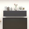 Muebles De Pared Para Tv 4 Unidades Gris Con Brillo 30,5x30x30 Cm