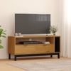 Mueble Para Tv Flam Madera Maciza De Pino 110x40x50 Cm