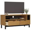 Mueble Para Tv Flam Madera Maciza De Pino 110x40x50 Cm