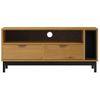 Mueble Para Tv Flam Madera Maciza De Pino 110x40x50 Cm