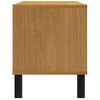 Mueble Para Tv Flam Madera Maciza De Pino 110x40x50 Cm