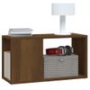 Mueble De Tv Madera Contrachapada Marrón Roble 60x24x32 Cm