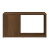 Mueble De Tv Madera Contrachapada Marrón Roble 60x24x32 Cm