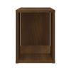 Mueble De Tv Madera Contrachapada Marrón Roble 60x24x32 Cm