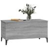 Mesa De Centro Madera Contrachapada Gris Sonoma 90x44,5x45 Cm