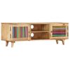 Mueble De Tv De Madera Maciza De Mango 120x30x40 Cm