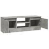 Mueble De Tv Con Puerta Gris Hormigón 102x30x36 Cm