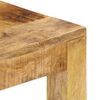 Mesa De Centro De Madera De Mango Maciza 80x80x40 Cm