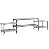 Mueble Para Tv Madera Contrachapada Gris Sonoma 197x35x52 Cm