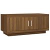 Mesa De Centro Madera Contrachapada Roble Marrón 102x50x45 Cm