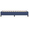 Estructura De Cama Box Spring Tela Azul 100x200 Cm