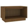 Mueble De Tv Madera Maciza De Pino Marrón Miel 60x35x35 Cm