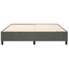 Estructura De Cama Box Spring Terciopelo Gris Oscuro 180x200 Cm