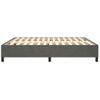 Estructura De Cama Box Spring Terciopelo Gris Oscuro 180x200 Cm