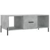 Mesa De Centro Madera Contrachapada Gris Hormigón 102x50x40 Cm