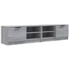 Muebles Para Tv 2 Unidades Contrachapado Gris Sonoma 80x35x36,5 Cm