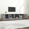 Muebles Para Tv 2 Unidades Contrachapado Gris Sonoma 80x35x36,5 Cm