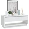 Mueble Para Tv Madera Contrachapada Blanco 102x41x44 Cm