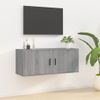 Mueble Para Tv De Pared Gris Sonoma 100x34,5x40 Cm