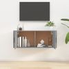 Mueble Para Tv De Pared Gris Sonoma 100x34,5x40 Cm