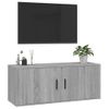 Mueble Para Tv De Pared Gris Sonoma 100x34,5x40 Cm