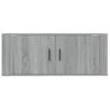 Mueble Para Tv De Pared Gris Sonoma 100x34,5x40 Cm