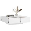 Mesa De Centro Madera Contrachapada Blanco 90x60x31 Cm