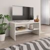 Mueble Para Tv Madera Contrachapada Blanco 80x40x40 Cm