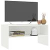 Mueble Para Tv Madera Contrachapada Blanco 80x40x40 Cm