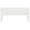 Mueble Para Tv Madera Contrachapada Blanco 80x40x40 Cm