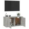 Mueble Para Tv De Pared Gris Hormigón 80x34,5x40 Cm