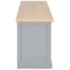 Mueble Para El Televisor De Madera Gris 120x30x40 Cm