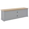 Mueble Para El Televisor De Madera Gris 120x30x40 Cm