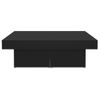 Mesa De Centro Madera Contrachapada Negro 90x90x28 Cm