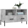 Mueble Para Tv Madera Contrachapada Gris Hormigón 80x36x50 Cm