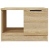 Mesa De Centro Madera Contrachapada Roble Sonoma 50x50x36 Cm